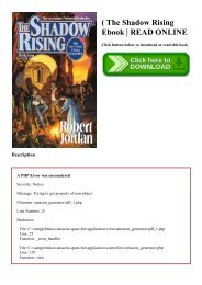 The Shadow Rising Ebook